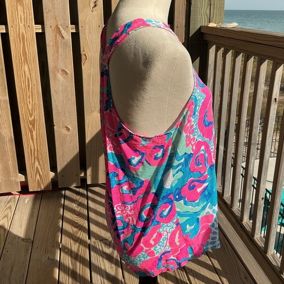 Lilly Pulitzer Vibrant Racerback Tank - Picture 8 of 9